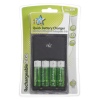 4 x Overnight Battery Charger 2300mAH [167258]