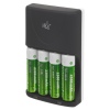 4 x Overnight Battery Charger 2300mAH [167258]