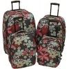 4 Piece Designer Light Weight Suitcases [Fern]