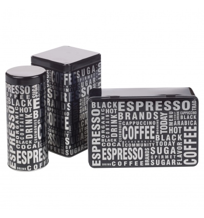 Espresso Tin Set
