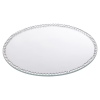 Diamante Trim Mirror Plates