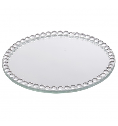 Diamante Trim Mirror Plates