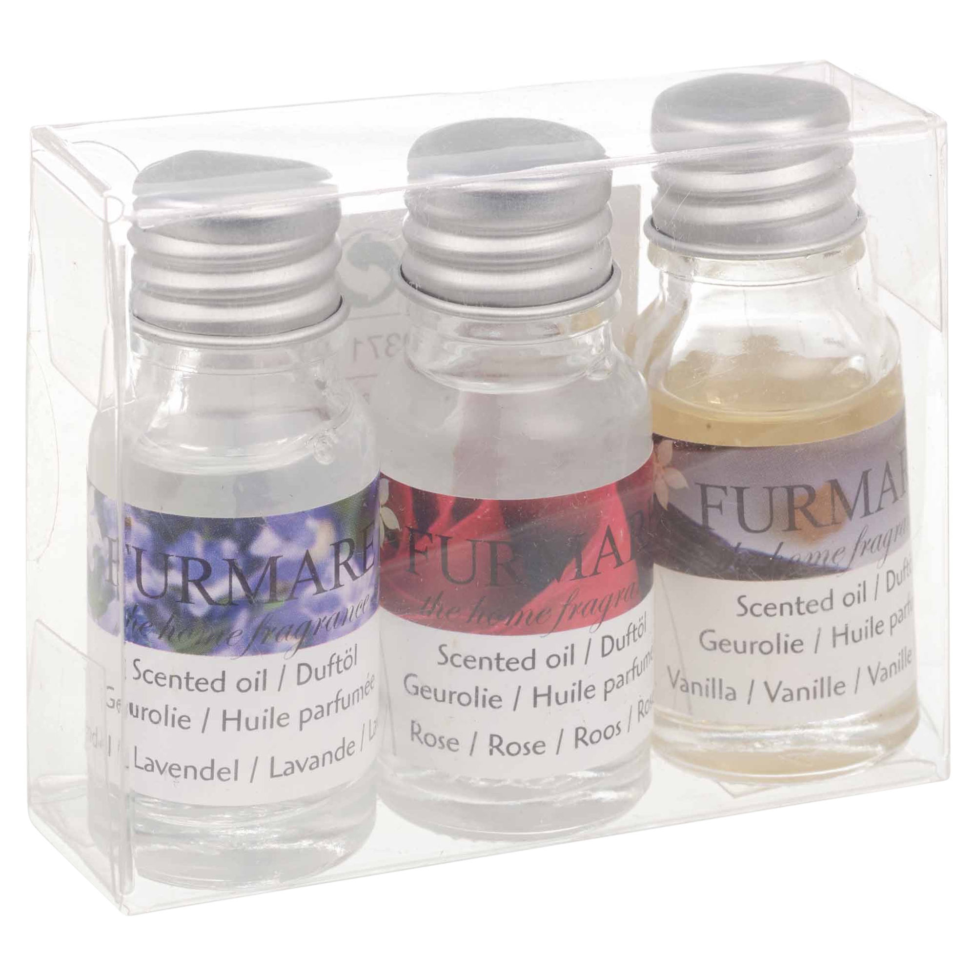 3 Assorted Scents Oil Refills For Ceramic Tea Light Burner Diffuser