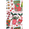 Patterned Disposable Christmas Tablecloth [240249]