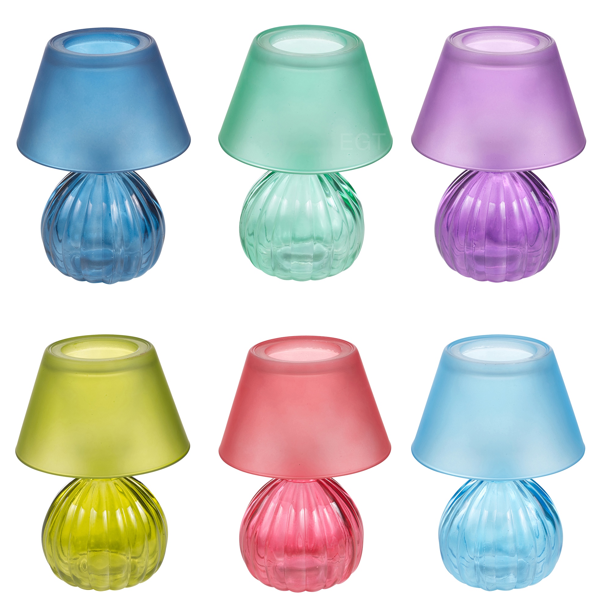 Frosted Glass Tea Light Lamp Holder Home Decor Tealight Lighting Candle