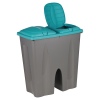 2 x 25 Litre Duo Bin BLOCK COLOURS