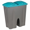 2 x 25 Litre Duo Bin BLOCK COLOURS