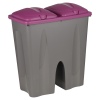 2 x 25 Litre Duo Bin BLOCK COLOURS