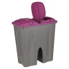 2 x 25 Litre Duo Bin BLOCK COLOURS