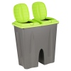 2 x 25 Litre Duo Bin BLOCK COLOURS