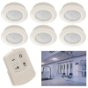 6pcs Multi-function LED Push Light [798622]