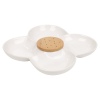 Porcelain Snack Dish 4 Section [982472]