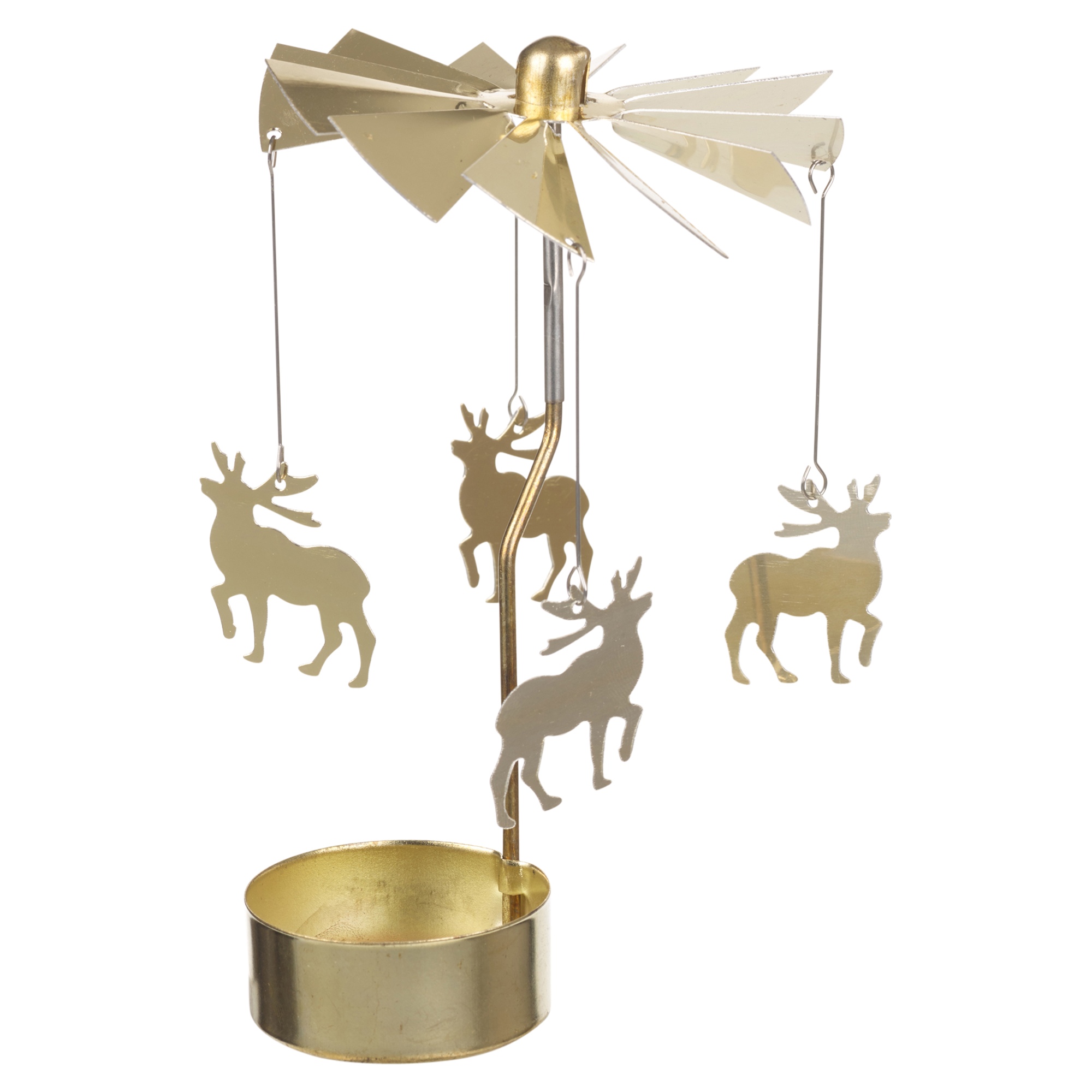 Tealight Carousel Rotary Tea Light Holder Christmas Gift Charms Spinning Candle Ebay