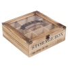 Country Club 6 Section Wood Tea Box [954831]