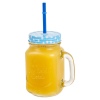 Juice Jar With Handle And Straw [826627]