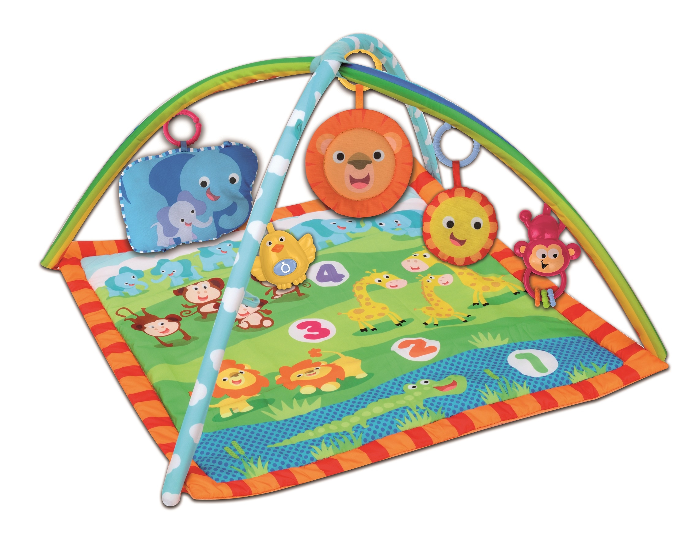 jungle baby play mat