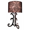 Black Pattern Table Candle Light