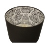 Black Pattern Table Candle Light