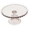 Trento Beaded Glass Plate With Dome Cover [999418]