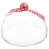 Trento Beaded Glass Plate With Dome Cover [999418]