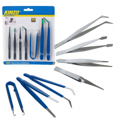 Kinzo 7pc Tweezer Set [793832]