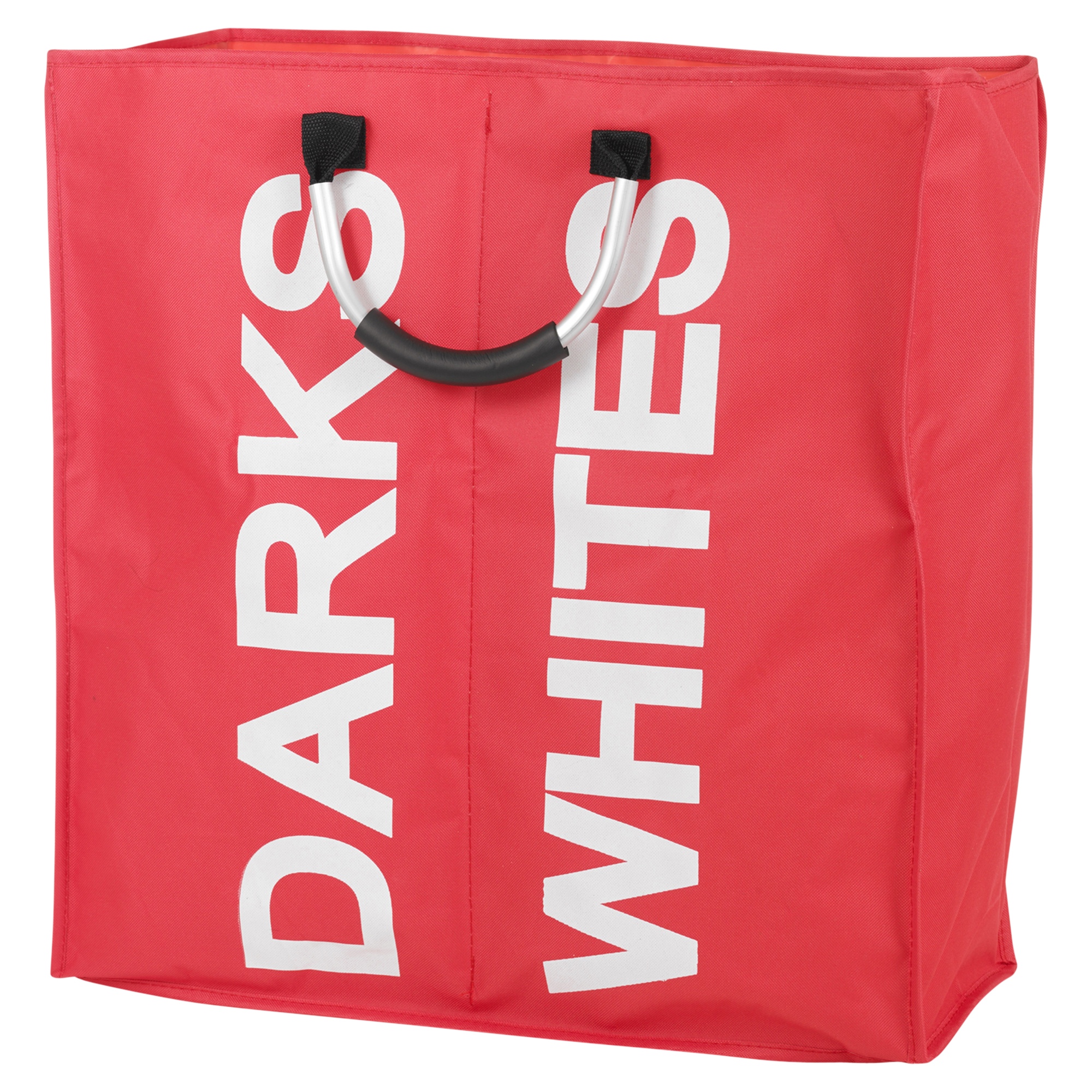 Large 2 Section Laundry Clothes Bag Washing Hamper Sorter Handles