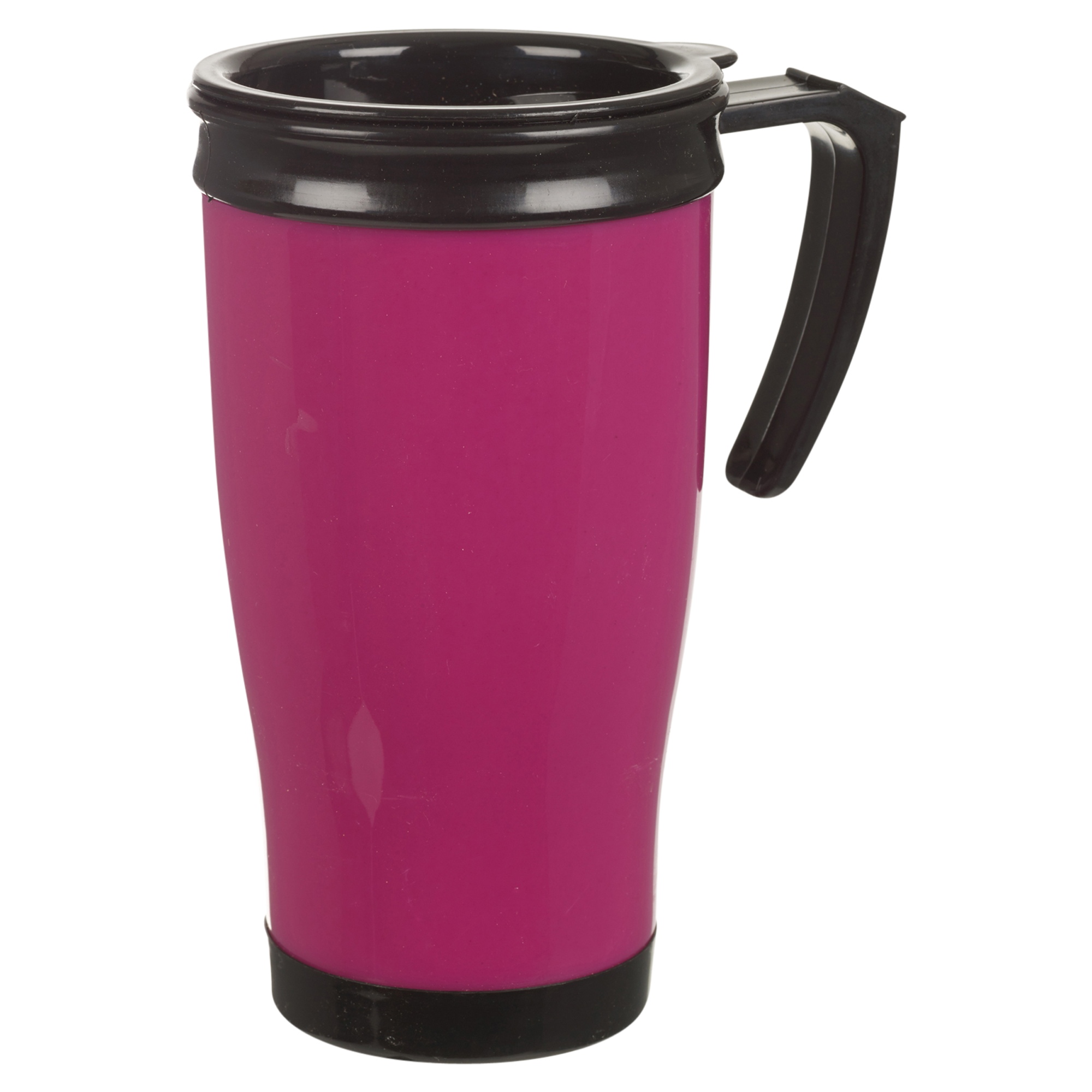 Insulated Double Wall Non Spill Travel Mug With Lid Easy Grip Coffee