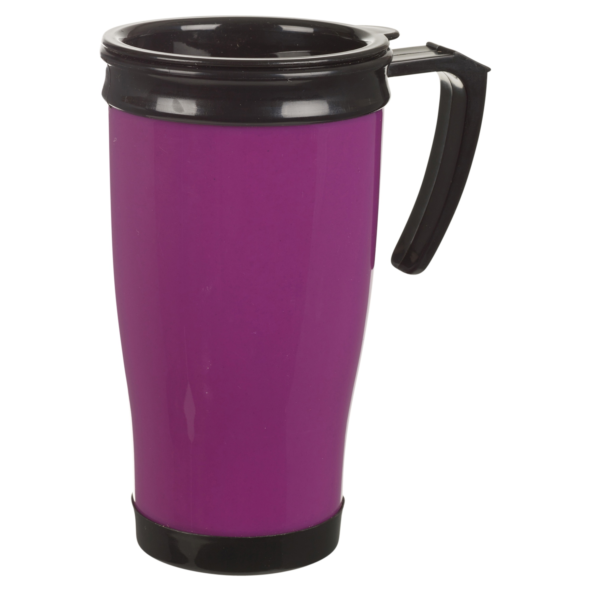simple modern travel coffee mug with lid and handle
