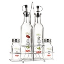 5pc Italian Style Cruet Set & Stand [633553]