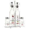 5pc Italian Style Cruet Set & Stand [633553]