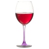 Wine Drinking Glass Coloured Base [233669]