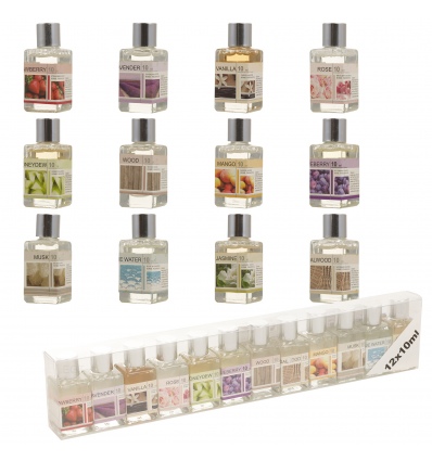 Fragrance Diffuser Oil 12 Scents x10ml [227351]