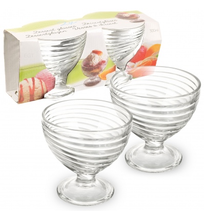 2pc Dessert Glasses 300ml [153131]