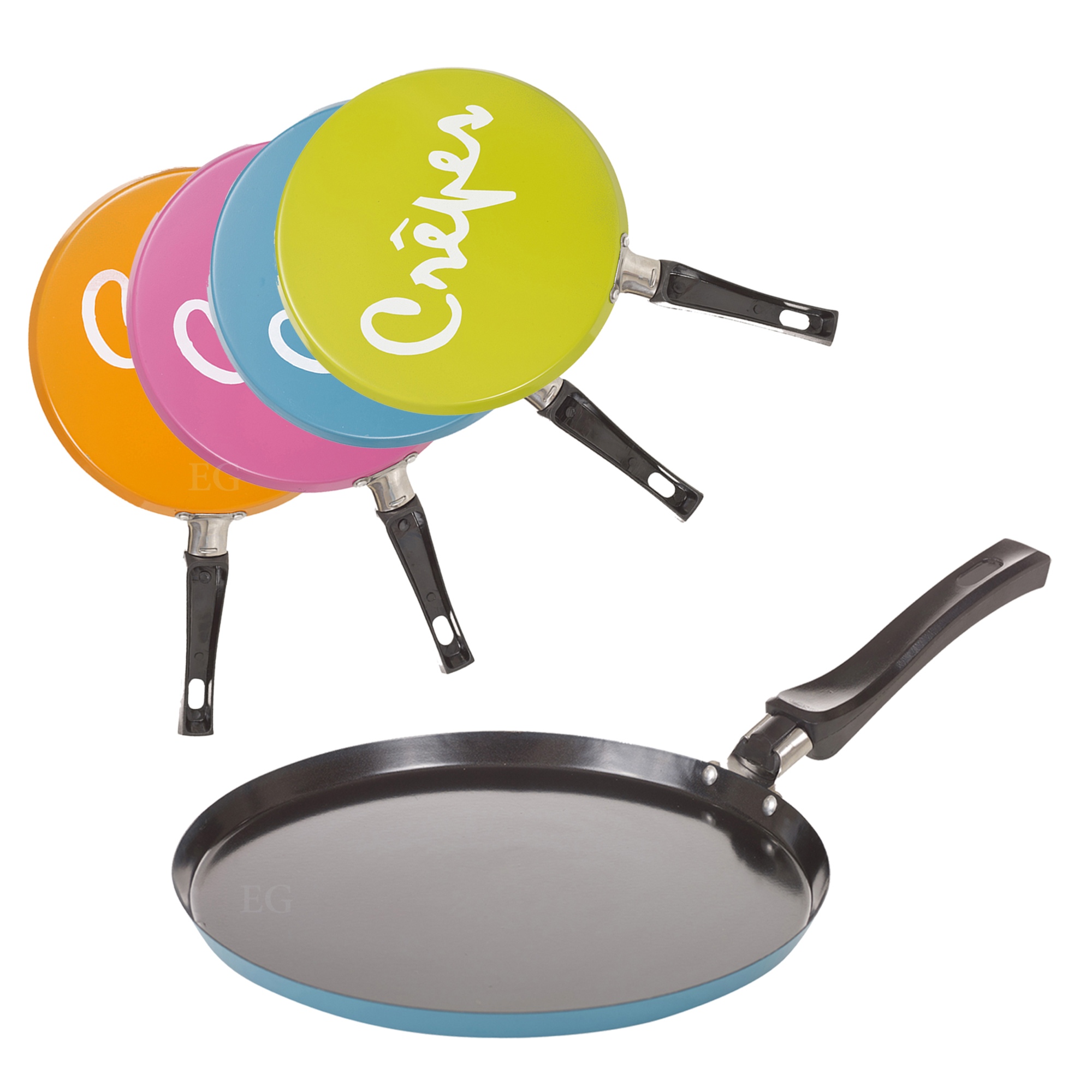 24cm Non Stick Aluminium Frying Pankace Kitchen Crepe Omelette Shallow