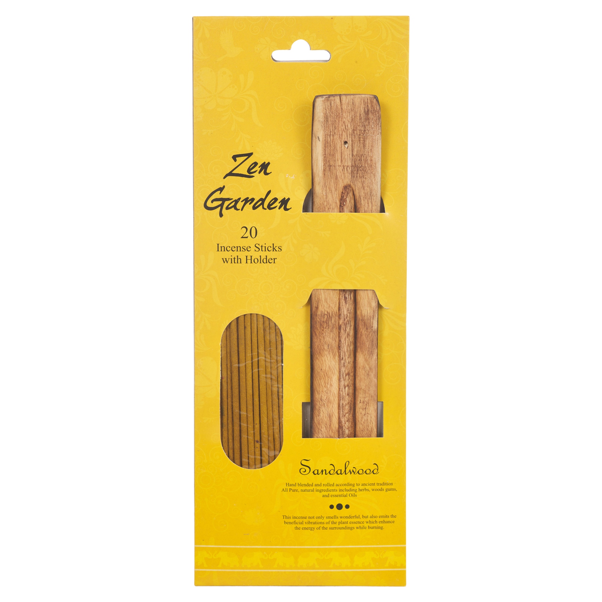 20 Wooden Incense Sticks & Holder Set Burner Ash Catcher Fragrance