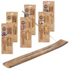 Spa Scents 20 Brown Incense Sticks Wooden Holder [017761]