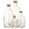 Glass Bottles With Cork Lid 