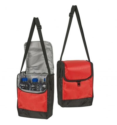 Red Cooler Bag With Straps & Zipper