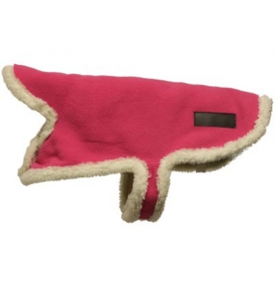 Warm Cosy Dog Fleece Jacket [Pink - Toy]