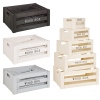 Arti Casa Wooden Storage Crates [9963-87/70/63/56/49]