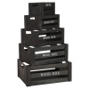 Arti Casa Wooden Storage Crates [9963-87/70/63/56/49]