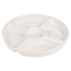 Tish Porcelain Snack Dish 5 Sections [982465]