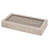 Arti Casa 4 Section Wooden Coffee Box Home [979397]