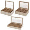 Arti Casa 4 Section Wooden Coffee Box Home [979397]