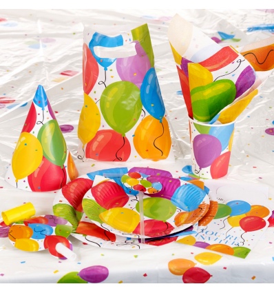 Balloon Print Party Disposable Tableware & Accessories