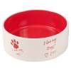 Ceramic Pet Feeder Bowl I Love My Dog [699848]