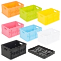 Storage Solutions Plastic Small Foldable Crate [328526+328540]