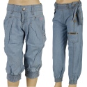 Lee Cooper Jeans - Girls Cuffed, Mid Blue [AC2925]