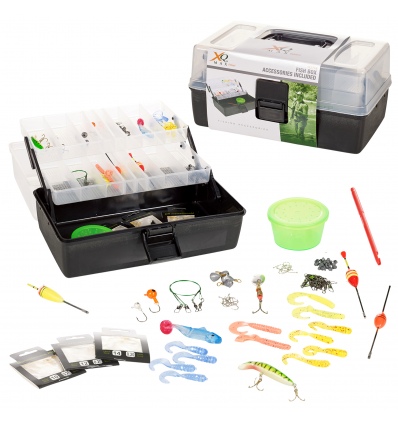 XQ MAX Fishing Tackle Box W/ Accessories [402902]