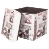 Storage Box Foldable Ottoman City Print [644992]